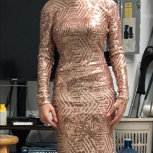 Long sequence dress. Beautiful worn once